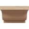 Ekena Millwork 6in. W x 4in. H x 16in. L Newport Woodgrain TimberThane Rafter Tail, Primed Tan RFTUR06X04X16NEWRCPR - alternate 6
